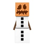 Minecraft - Figurines Fusion - Figurine Golem de Neige - Coffret avec Grande Figurine Pixélisée à Construire - Fidèle au Jeu Vidéo - Cadeau dès 6 Ans, HDV54