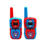 Paw Patrol Walkie Talkie med LCD-skjerm og LED-lommelykt - 2-pk