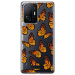 Babaco ERT GROUP mobile phone case for Xiaomi 11T 5G / 11T PRO 5G original and officially Licensed pattern Butterflies 002 optimally adapted to the shape of the mobile phone, partially transparent