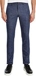 Tommy Hilfiger Men's Bleecker Fake Solid Wool Look Mw0mw19861 Woven Pants, Blue (Faded Indigo), 31W / 34L