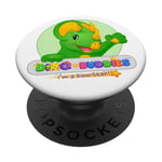 Cute Dinosaur Trey the Triceratops Dino-Buddies Dino-Stars PopSockets Adhesive PopGrip