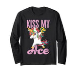 Funny Kiss My Ace Volleyball Long Sleeve T-Shirt