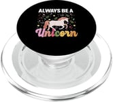 Unicorn rainbow - I believe in unicorns PopSockets PopGrip for MagSafe