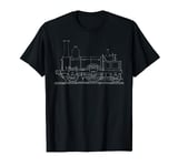 Vintage Locomotive Steam Train Gift T-Shirt