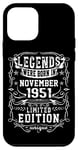 Coque pour iPhone 12 mini Anniversaire Novembre 1951 Édition Limitée Cadeau Utilisé