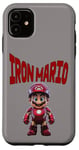 iPhone 11 Iron Mario Cartoon Design Case