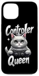 iPhone 13 Controller Queen Cute Gamer Cat Design- Gaming Cat Lovers Case