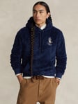 Polo Ralph Lauren Polo Bear Pile Fleece Hoodie, Navy