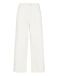 Tom Tailor Culotte Bottoms Trousers Culottes White Tom Tailor