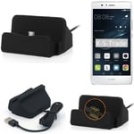 Docking Station for Huawei P9 Lite Dual Sim black charger Micro USB Dock Cable