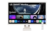 LG MyView Smart Monitor 32SR50F-W Tout-en-Un 32" - Dalle IPS résolution FHD (1920x1080), 8ms GtG 60Hz, HDR 10, sRGB99% (CIE1931), inclinable