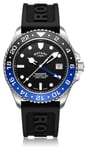 Rotary GS04378/96 Men's Seamatic Automatic GMT (42mm) Black Watch