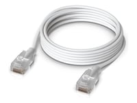 Ubiquiti Unifi - Patch-Kabel - Rj-45 (Hane) Till Rj-45 (Hane) - 8 M - 2.5 Mm - Cat 6 - Etherlighting-Teknologi, 2,5 Gigabit Ethernet, Nano-Tunn, Formpressad - Vit