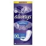 2 Packs × Always Daily Protect Extra Long Panty Liners - 38 Pack (563846)