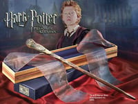 HARRY POTTER baguette magique RON WEASLEY + boite collector magasin Ollivander's