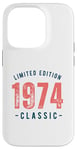 Coque pour iPhone 14 Pro Limited edition 1974 Classic sign