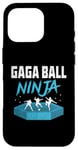 Coque pour iPhone 16 Pro Jeu de handball Gaga Ball Ninja Dodgeball Dodge