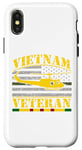 Coque pour iPhone X/XS Vietnam Veteran UH -1 Huey Helicopter Crew