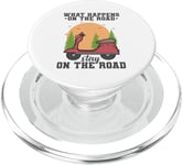 What happens on the Road stay on the Road PopSockets PopGrip for MagSafe