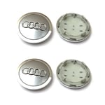 4 st Audi bil Navkapslar, Ytterdiameter 69mm, Kompatibel med A4, A4L, A6L