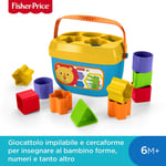 Seau Trieur de Forme Fisher-Price Jeu Créatif pour Enfants 10 Blocs 2728