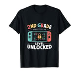 Kids Game Gaming 2nd Grade Level Unlocked First Day Boys T-Shirt