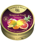 Cavendish & Harvey Tropical - Sukkertøy med Tropiske Smaker i Metallboks 200g