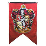 JULKLAPP Populära Harry Potter vimpel / flagga - stor 125 * 75 cm - Gryffindor Gryffindor