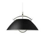 Carl Hansen - The Pendant Black Nickel E27 With Lift - Pendellampor - Hans J. Wegner - Svart