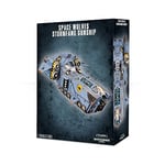 Games Workshop 000-Space Stormfang Figurine Space Wolves Storm Fang Gunship de Warhammer 40, 99120101117, Noir, Small