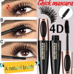 4D Silk Fiber Mascara Extension Längd Ögonfrans Curling