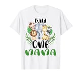 Nana of The Wild One Zoo Birthday Safari Jungle Animal T-Shirt