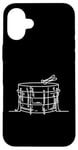 iPhone 16 Plus Steel Drums Line Art For Musicians Steel Drum Case