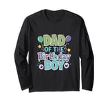 Dad And Mom Birthday Boy Monster Family Party Decorations Long Sleeve T-Shirt