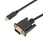 USB C To VGA Cable Stable Transmission Type C To VGA C Cable For Computer