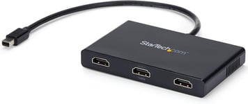 Hub Mst Mini Dp À 3 Ports - 4K 30Hz - Répartiteur Vidéo Mini Displayport 1.2 Vers 3 Hdmi 4K Vers Écrans Multiples - Hub De Transport Multi-Écrans(Mstmdp123Hd)