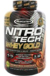 MuscleTech - Nitro-Tech 100% Whey Gold, Double Rich Chocolate - 2510g