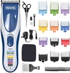 Colour Pro Cordless Hair Clipper Kit, Neck Duster, Colour Coded Combs, Hair Clip