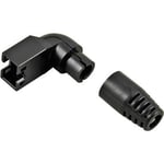 Passe-câble anti-pliage pour connectique RJ45 Hirose, coudé Hirose Electronic RJ45-KS90UD RJ45 Protection anti-pliure Pôle: 8P8C noir 1 pc(s)