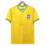 2425 Brasilien Tröja 2022 Brasilien Special Edition Fotbollströja Yellow #L(175-180 cm)