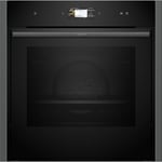 Neff N90 Slide &amp; Hide Electric Single Oven - Black