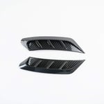 JXSMQC Carbon Fiber Color Car Front Headlight Eyebrows Frame Decoration Sticker Trim For Audi A4 B9 2020 Exterior Rear Lamp Decals