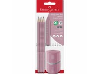 Faber-Castell 580073, B, Multifärg, Rosa, Triangulär, Konst, Grafisk Teckning, Hobby, Kontor, Skola, Tyskland, Blåsa |