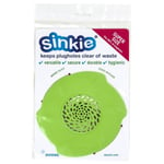 Super Sinkie Sink Trap 17.8cm - Apple Green - Large Plug Hole Protector - Dossil