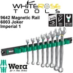 Wera Combination Spanner Wrench Set 6003 Joker Imperial 1 9642 Magnetic Rail 8pc