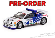 (Pre-order) Tarmac Works 1/64  Ford RS200 Lombard RAC Rally 1986 Model Car