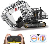 Sunbary Technic Excavator Building Set, 2.4Ghz/APP Remote Control Excavator Model, 4342Pcs Building Blocks Compatible with Lego Technic