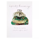 Woodmansterne Frog Speedy Recovery Get Well Card