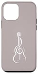 Coque pour iPhone 12 mini Guitare musique clef de sol pour guitaristes ou musiciens