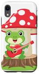 Coque pour iPhone XR Anime Kawaii Musical Frog Mushroom